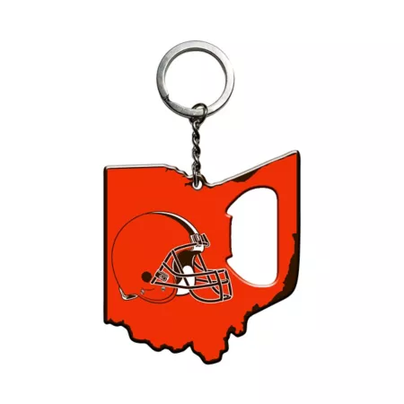 Fanmats Cleveland Browns Bottle Opener Keychain Key Chains