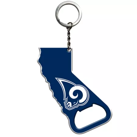 Fanmats Los Angeles Rams Bottle Opener Keychain Key Chains