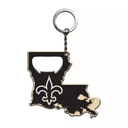 Fanmats New Orleans Saints Bottle Opener Keychain Key Chains