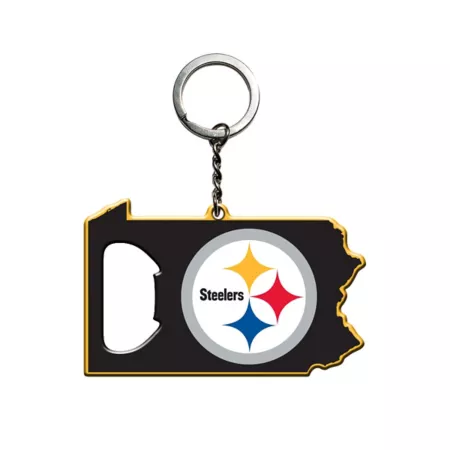 Fanmats Pittsburgh Steelers Keychain Bottle Opener Key Chains