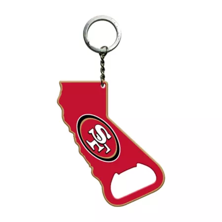 Fanmats San Francisco 49ers Keychain Bottle Opener Key Chains