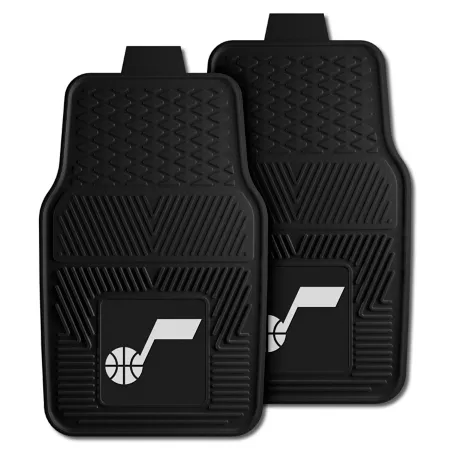 Fanmats Utah Jazz Vinyl Car Mat Set 2 Piece White Logo Floor Mats & Cargo Liners