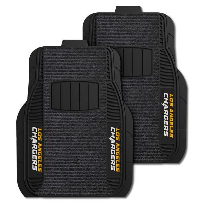 Fanmats Los Angeles Chargers Deluxe Car Mat Set, 2 pc.