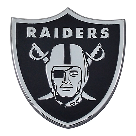 Fanmats Las Vegas Raiders Chrome Emblem