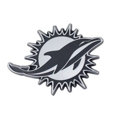 Fanmats Miami Dolphins Chrome Emblem