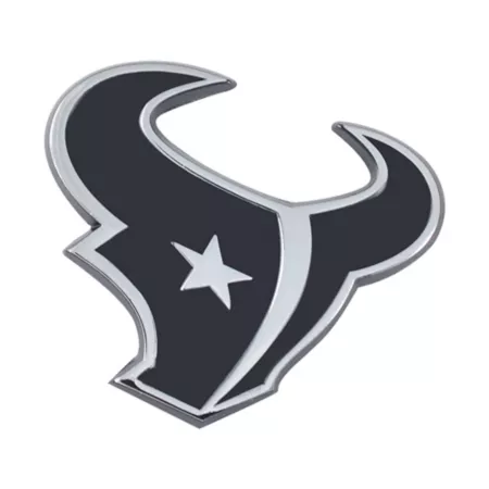 Fanmats Houston Texans Chrome Emblem Vehicle Emblems & Decals