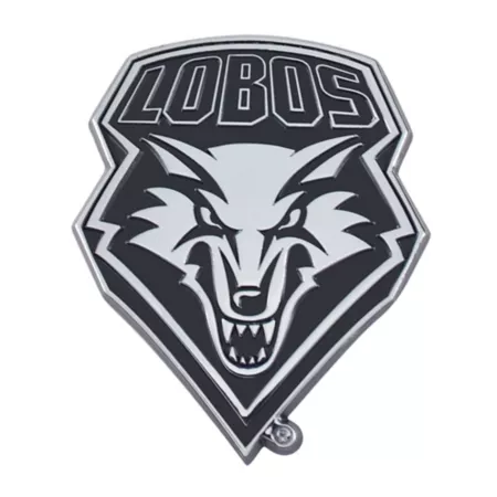 Fanmats New Mexico Lobos Chrome Emblem Vehicle Emblems & Decals