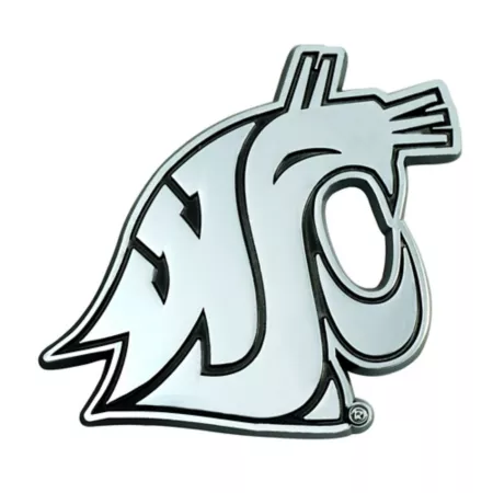 Fanmats Washington State Cougars Chrome Emblem Vehicle Emblems & Decals