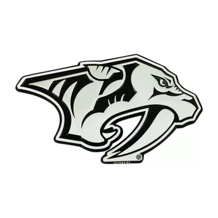 Fanmats Nashville Predators Chrome Emblem Vehicle Emblems & Decals