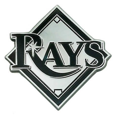 Fanmats Tampa Bay Rays Chrome Emblem
