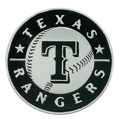 Fanmats Texas Rangers Chrome Emblem