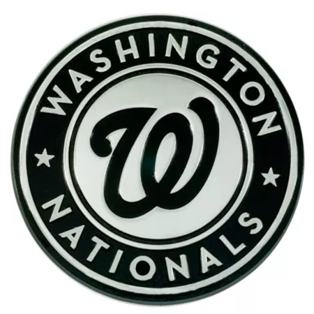 Fanmats Washington Nationals Chrome Emblem Vehicle Emblems & Decals