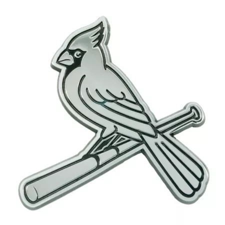 Fanmats St Louis Cardinals Chrome Emblem 27049 Vehicle Emblems & Decals