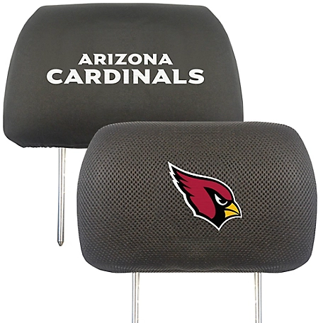 Fanmats Arizona Cardinals Embroidered Head Rest Covers, 2-Pack