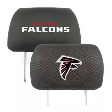 Fanmats Atlanta Falcons Embroidered Headrest Covers 2-Pack Seat Covers