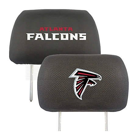 Fanmats Atlanta Falcons Embroidered Head Rest Covers, 2-Pack