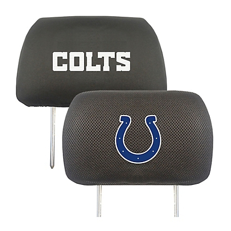 Fanmats Indianapolis Colts Embroidered Head Rest Covers, 2-Pack