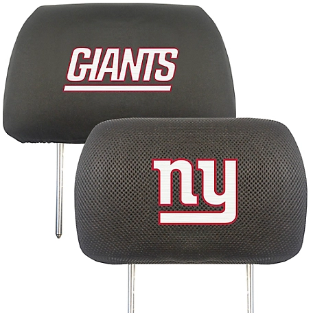 Fanmats New York Giants Embroidered Head Rest Covers, 2-Pack