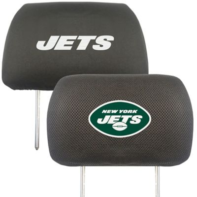 Fanmats New York Jets Embroidered Head Rest Covers, 2-Pack