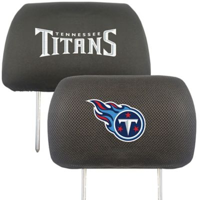 Fanmats Tennessee Titans Embroidered Head Rest Covers, 2-Pack