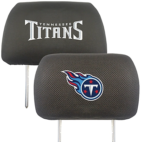 Fanmats Tennessee Titans Embroidered Head Rest Covers, 2-Pack