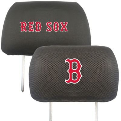 Fanmats Boston Red Sox Embroidered Head Rest Covers, 2-Pack