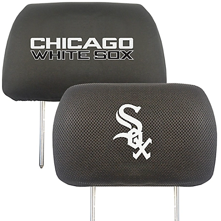 Fanmats Chicago White Sox Embroidered Head Rest Covers, 2-Pack
