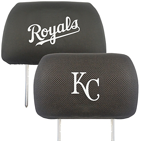 Fanmats Kansas City Royals Embroidered Head Rest Covers, 2-Pack