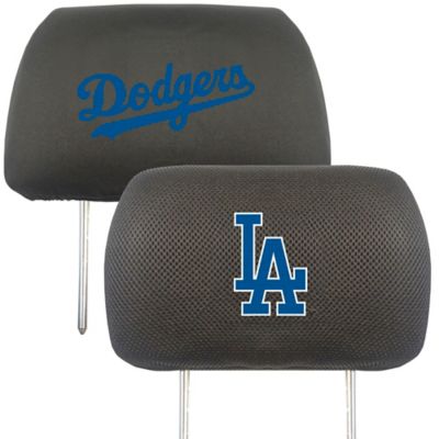 Fanmats Los Angeles Dodgers Embroidered Head Rest Covers, 2-Pack