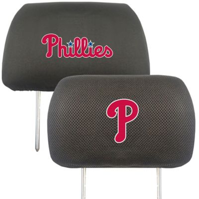 Fanmats Philadelphia Phillies Embroidered Head Rest Covers, 2 pc.