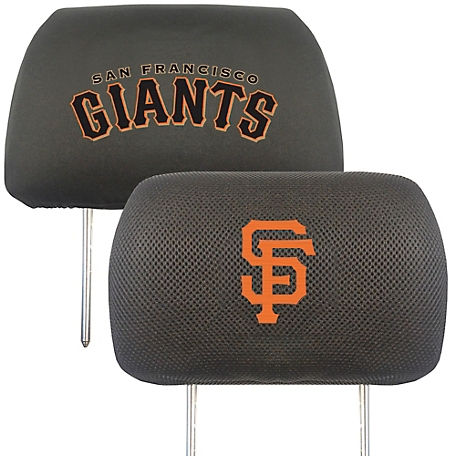 Fanmats San Francisco Giants Embroidered Head Rest Covers, 2-Pack