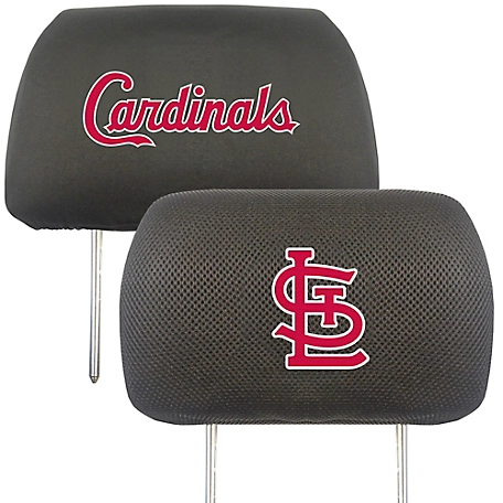 Fanmats St. Louis Cardinals Embroidered Head Rest Covers, 2-Pack