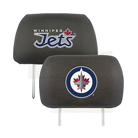 Fanmats Winnipeg Jets Embroidered Head Rest Covers, 2-Pack
