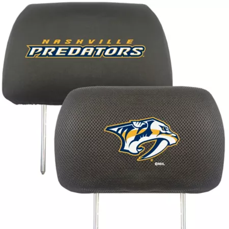 Fanmats Nashville Predators Embroidered Headrest Covers 2-Pack Seat Covers