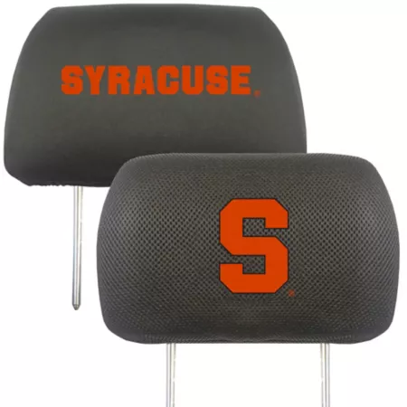 Fanmats Syracuse Orange Embroidered Headrest Covers 2 Pack Seat Covers