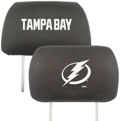 Fanmats Tampa Bay Lightning Embroidered Head Rest Covers, 2-Pack