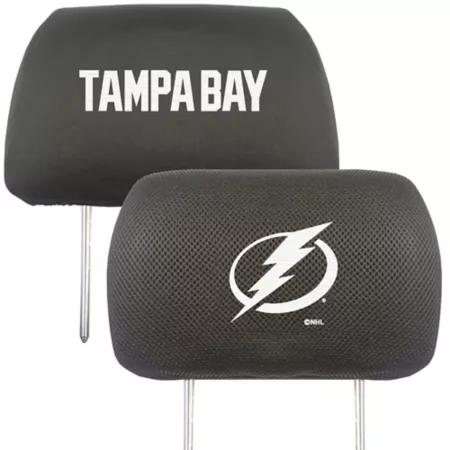 Fanmats Tampa Bay Lightning Embroidered Headrest Covers 2-Pack Seat Covers