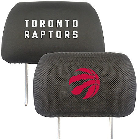 Fanmats Toronto Raptors Embroidered Head Rest Covers, 2-Pack