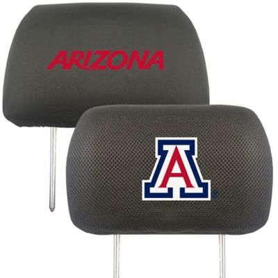 Fanmats Arizona Wildcats Embroidered Head Rest Covers, 2-Pack