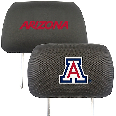Fanmats Arizona Wildcats Embroidered Head Rest Covers, 2-Pack