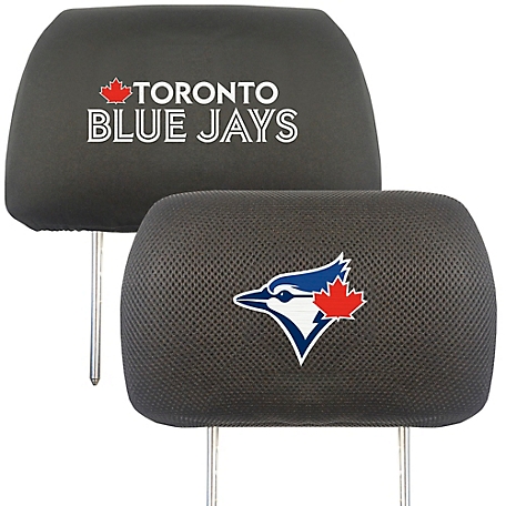 Fanmats Toronto Blue Jays Embroidered Head Rest Covers, 2-Pack