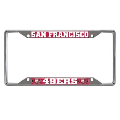 Fanmats San Francisco 49ers License Plate Frame