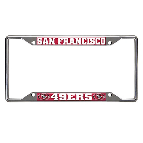 Fanmats San Francisco 49ers License Plate Frame
