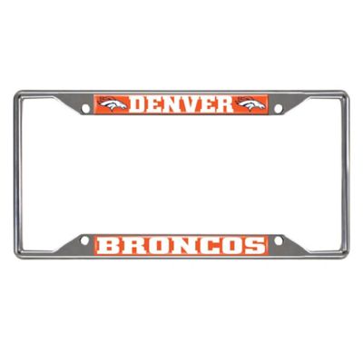 Fanmats Denver Broncos License Plate Frame