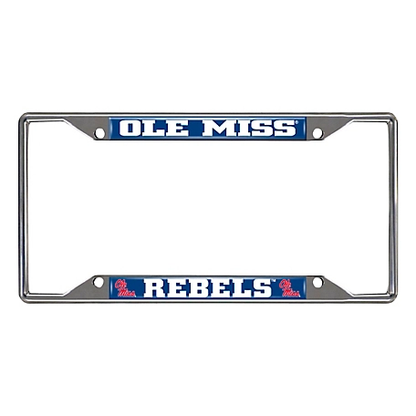 Fanmats Ole Miss Rebels License Plate Frame