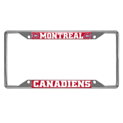 Fanmats Montreal Canadiens License Plate Frame