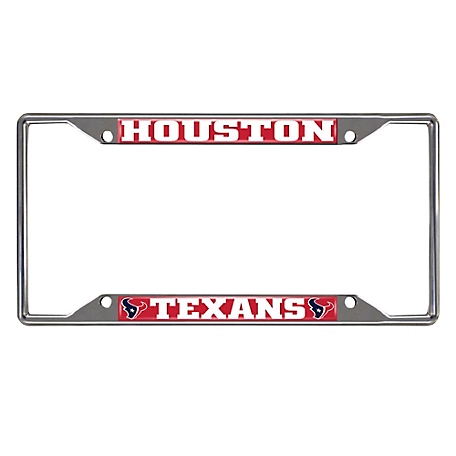 Fanmats Houston Texans License Plate Frame