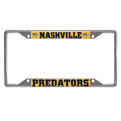 Fanmats Nashville Predators License Plate Frame