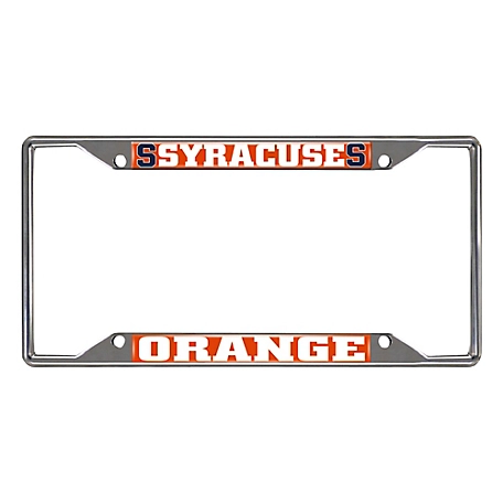 Fanmats Syracuse Orange License Plate Frame