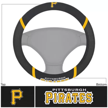 Fanmats Pittsburgh Pirates Steering Wheel Cover Steering Wheel Covers